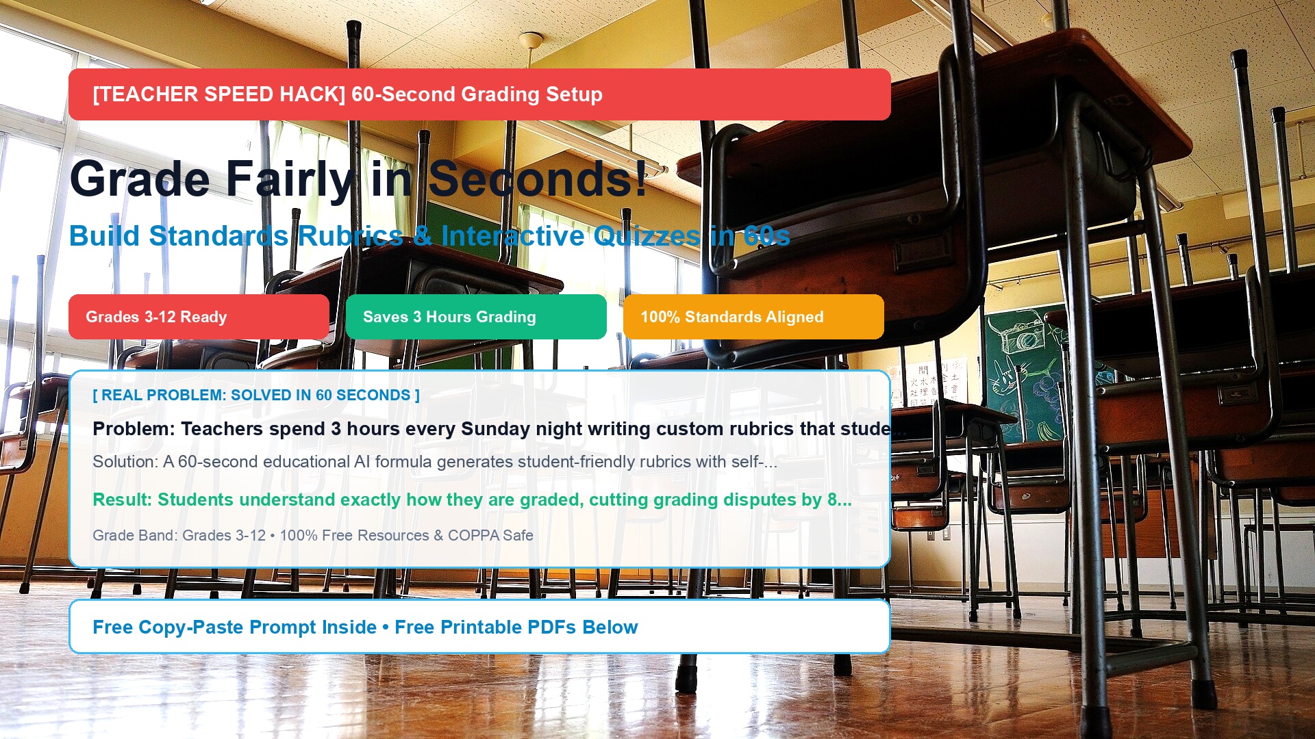 Build Standards-Aligned Rubrics & Quizzes in 60 Seconds